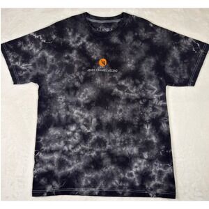 Illenium Ashes Awake Ascend Black Grey Tie Dye Shirt Mens Medium